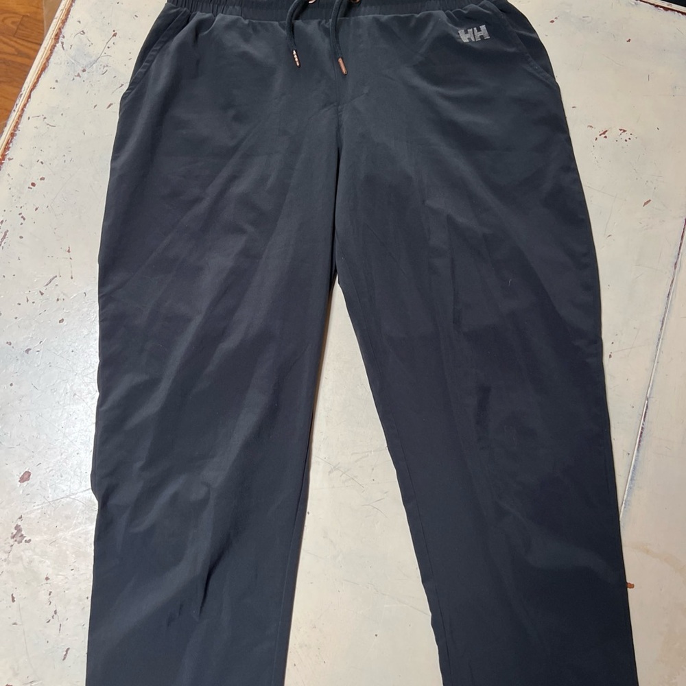 Helly Hansen Black Sweatpants Relaxed Fit Joggers